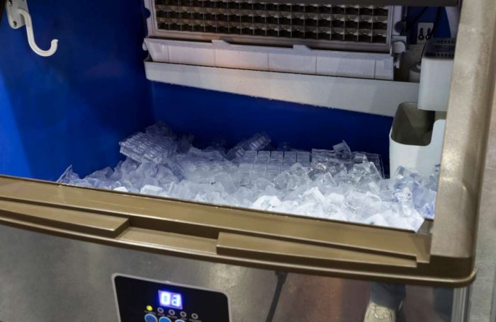 Commercial ice machine.