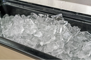 ice in an ice machine